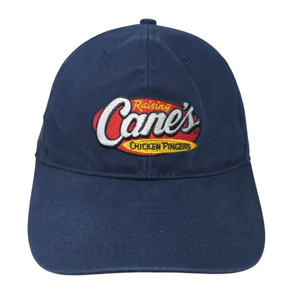 Raising Cane's Chicken Finger Baseball Cap Blue One Size Adjustable Embroidered - Picture 1 of 8